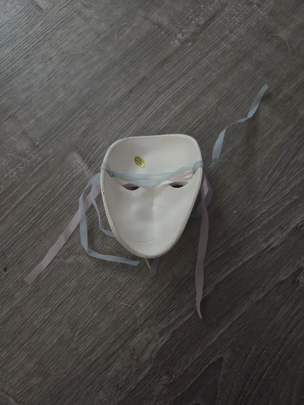 Decorative White Floral Glitter Face Mask for Women Accessories